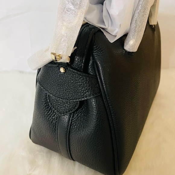 NWT Kate spade Black Mimi Satchel handbag crossbody bag - Picture 4 of 12